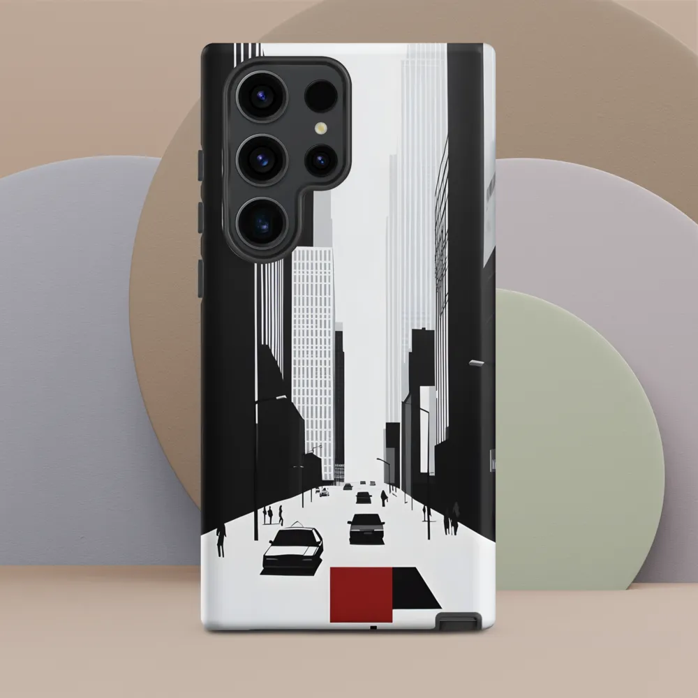 Urban Solitude: A Minimalistic Cityscape
