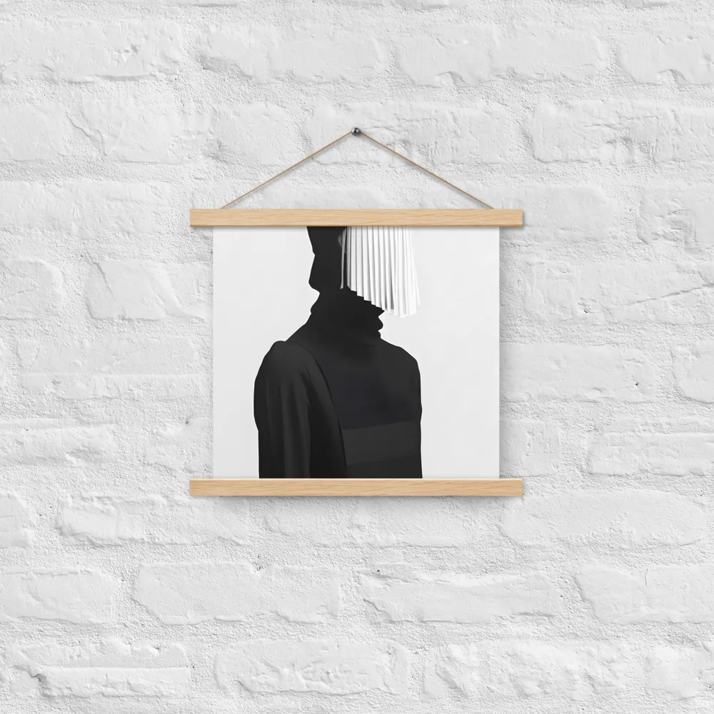 Veil of Mystery | Poster With Oak Wood Hanger | 14″×14″