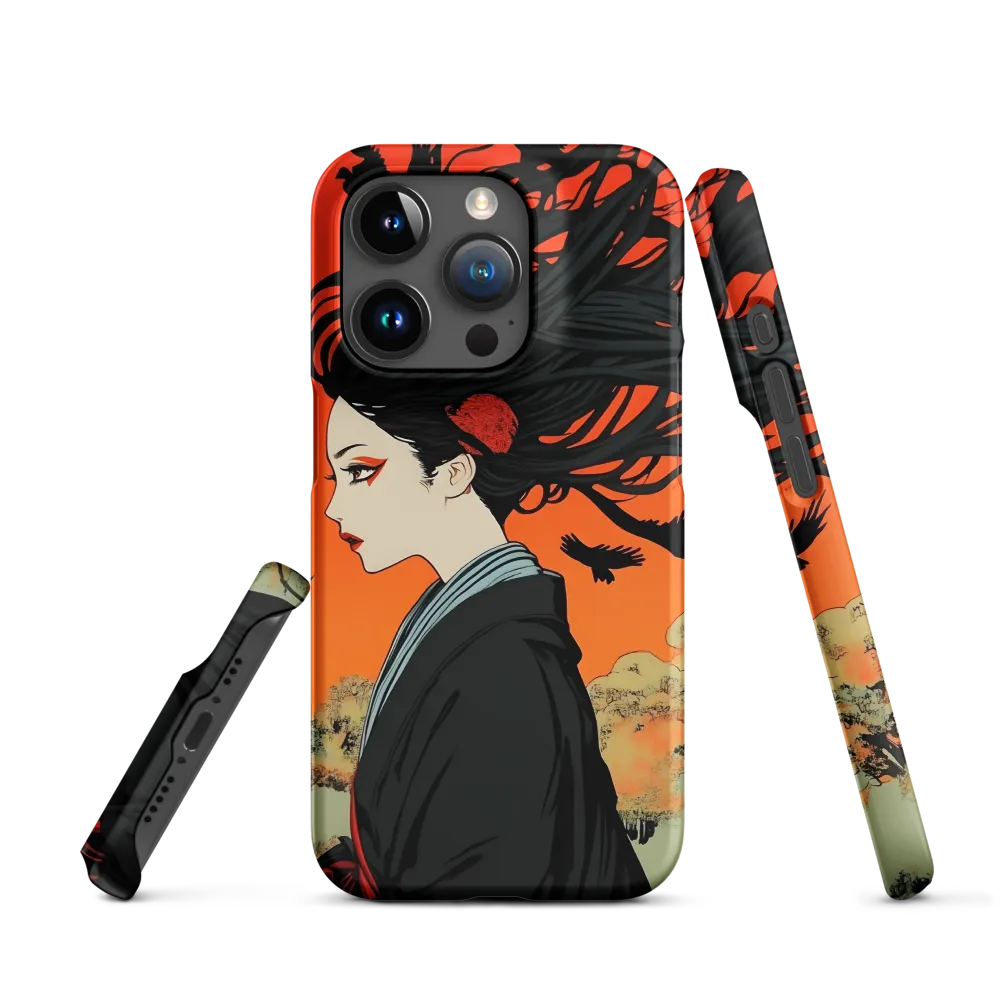 Whispers of Shadows | Phone Case |  15 Pro | Snap Case | Matte