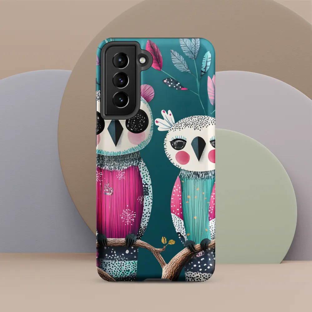 Whimsical Duo: A Celebration of Nature and Color