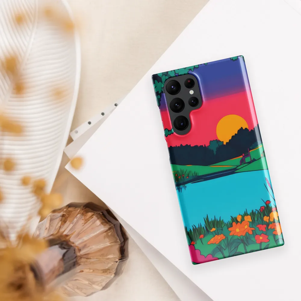 Serenity at Sunset | Phone Case |  S22 Ultra | Snap Case | Glossy