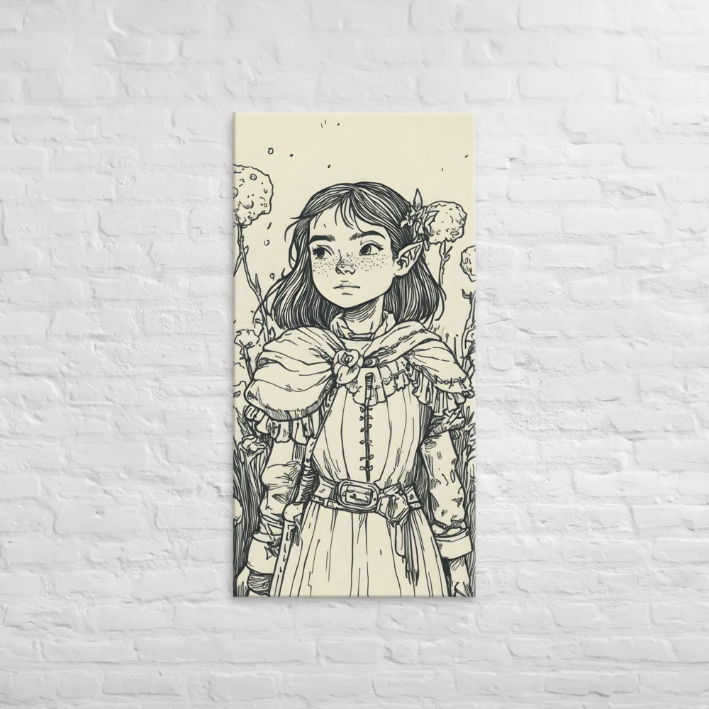 A Young Guardian of Nature | Canvas | 24″×48″