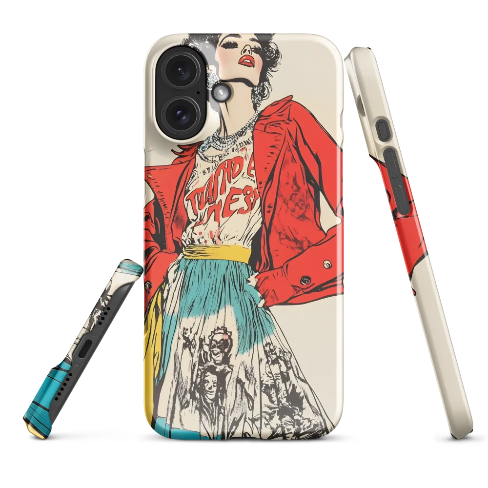 Vibrant Elegance: A Pop Art Fashion Statement