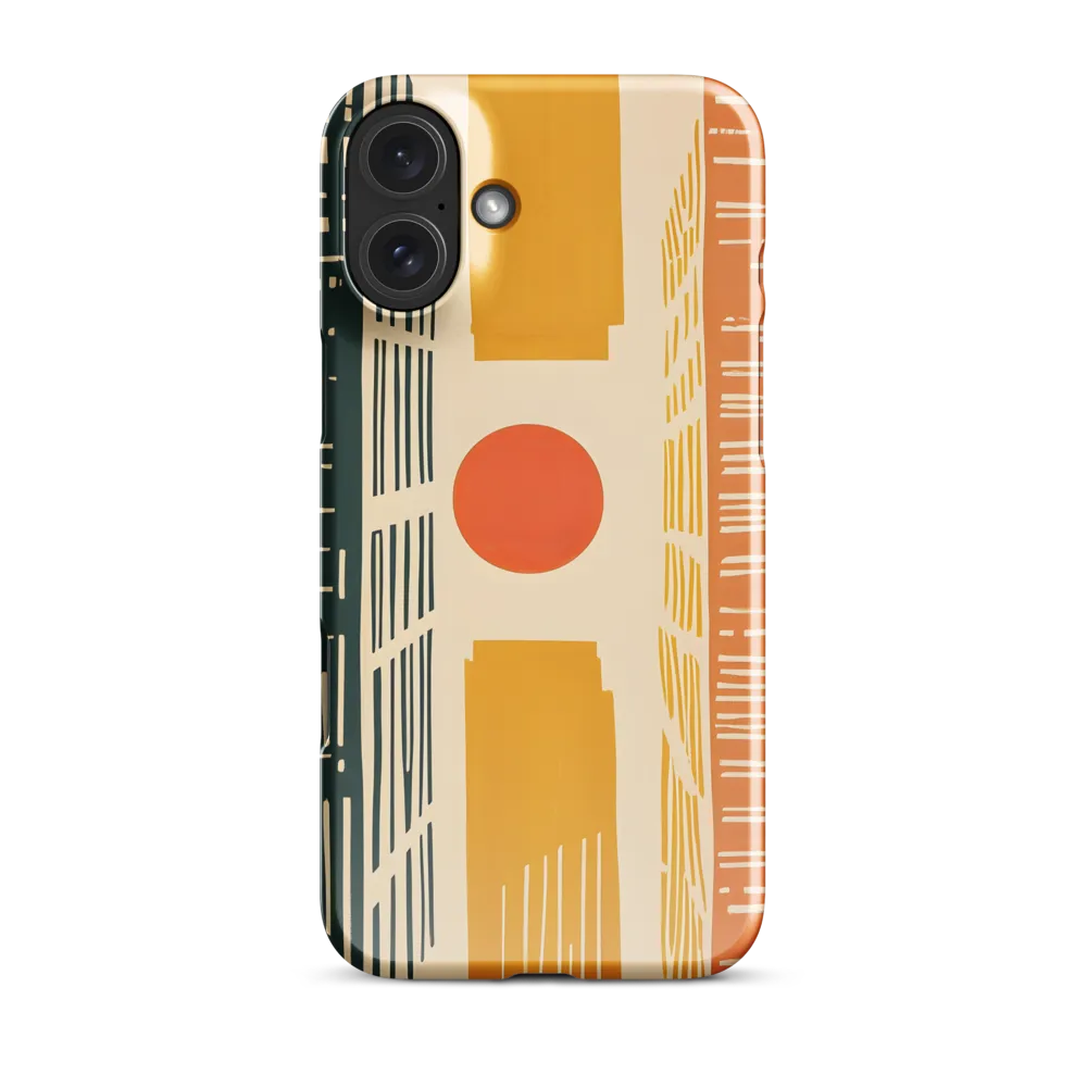 Urban Harmony: A Geometric Sunrise
