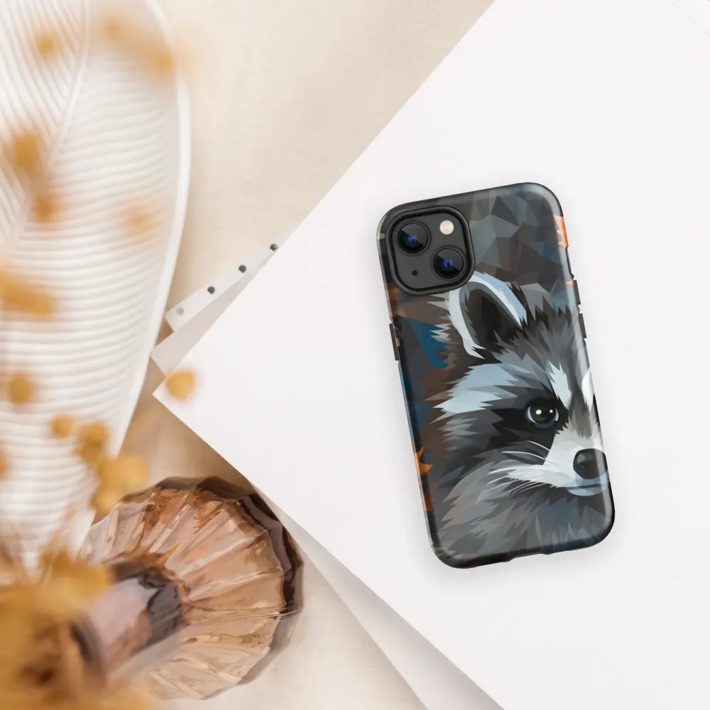 Whispers of Autumn: The Raccoon's Gaze