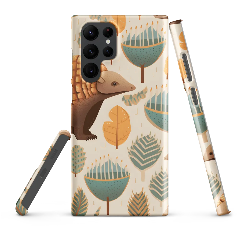 Pangolins in a Whimsical Habitat