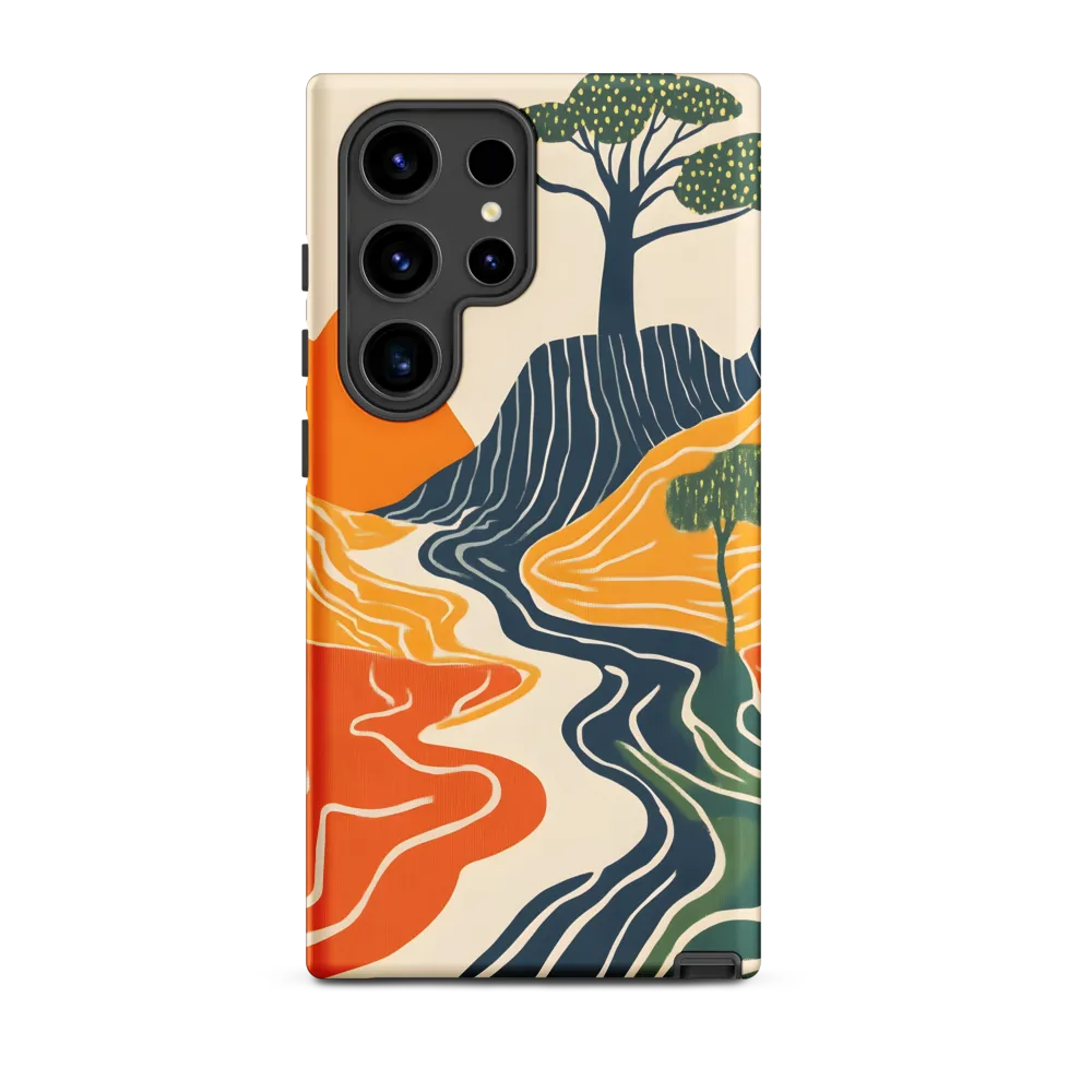 Waves of Serenity | Phone Case |  S24 Ultra | Tough Case | Matte