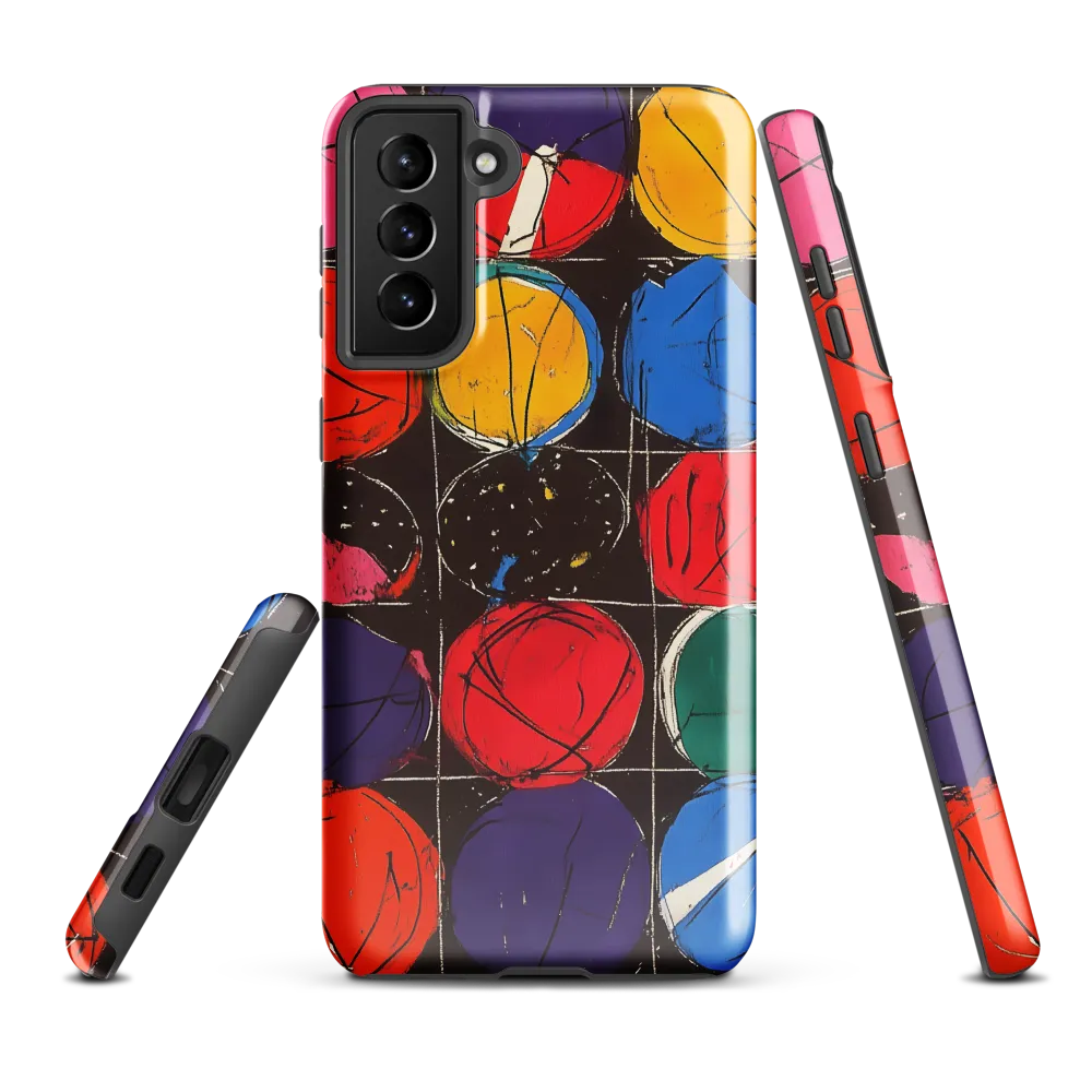 Colorful Circles in Abstract Harmony