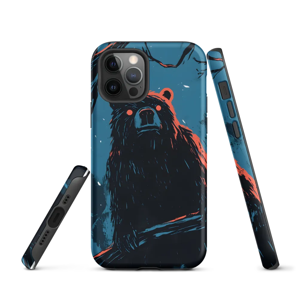 Eerie Majesty: A Bear in the Night