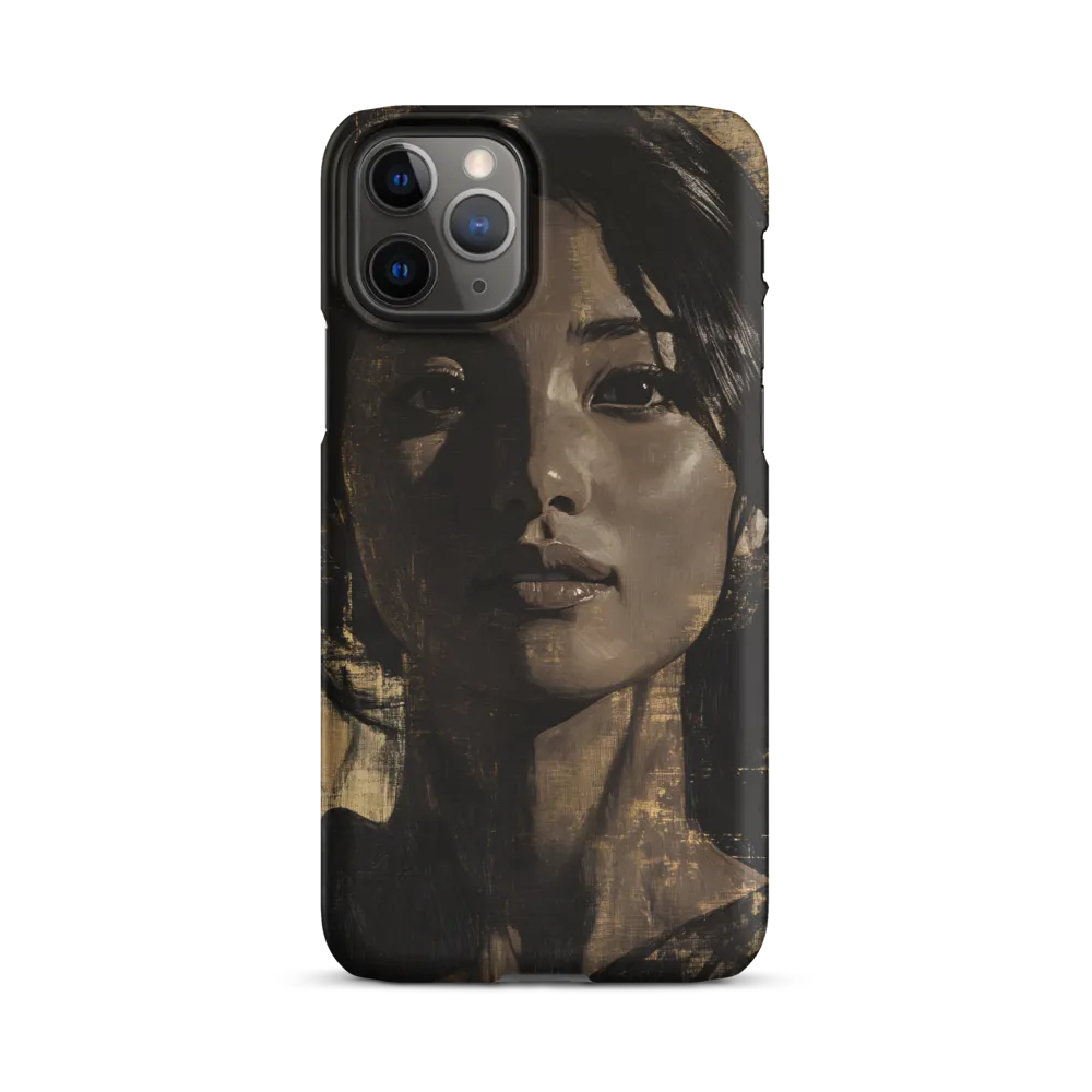 Golden Gaze: A Contemporary Portrait
