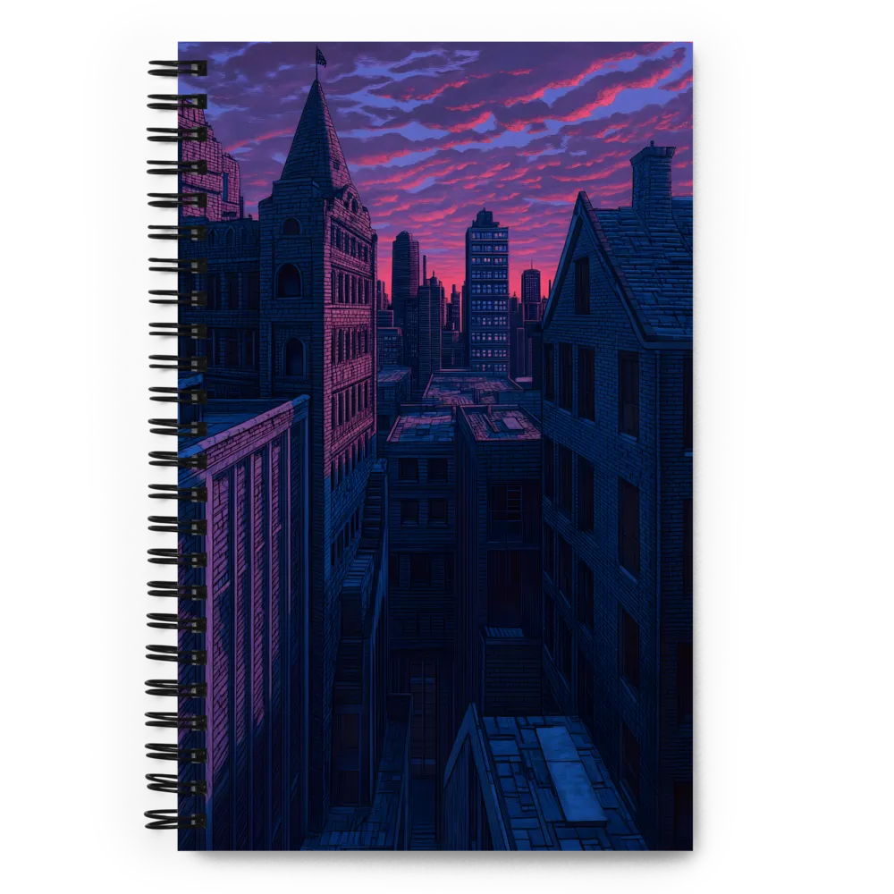 City of Secrets at Dusk | Spiral Notebook