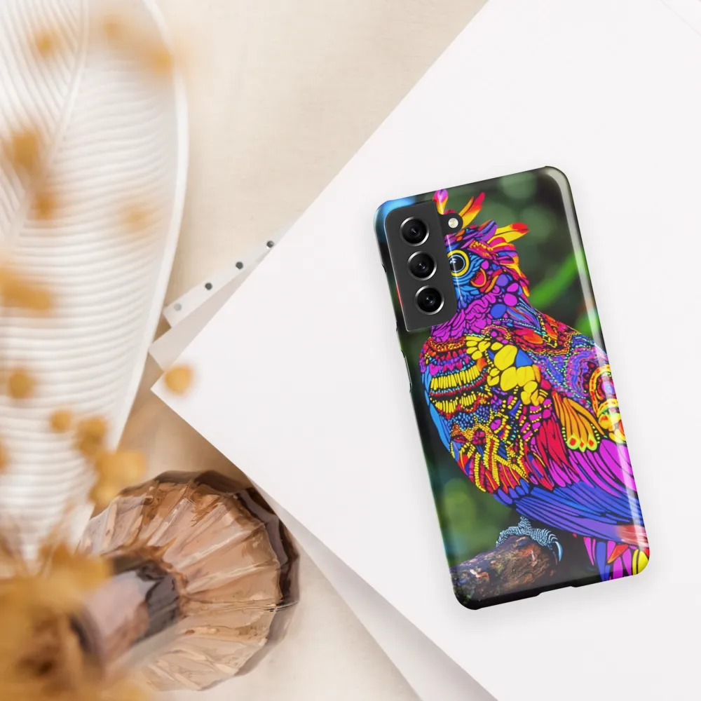 Vibrant Psychedelic Parrot