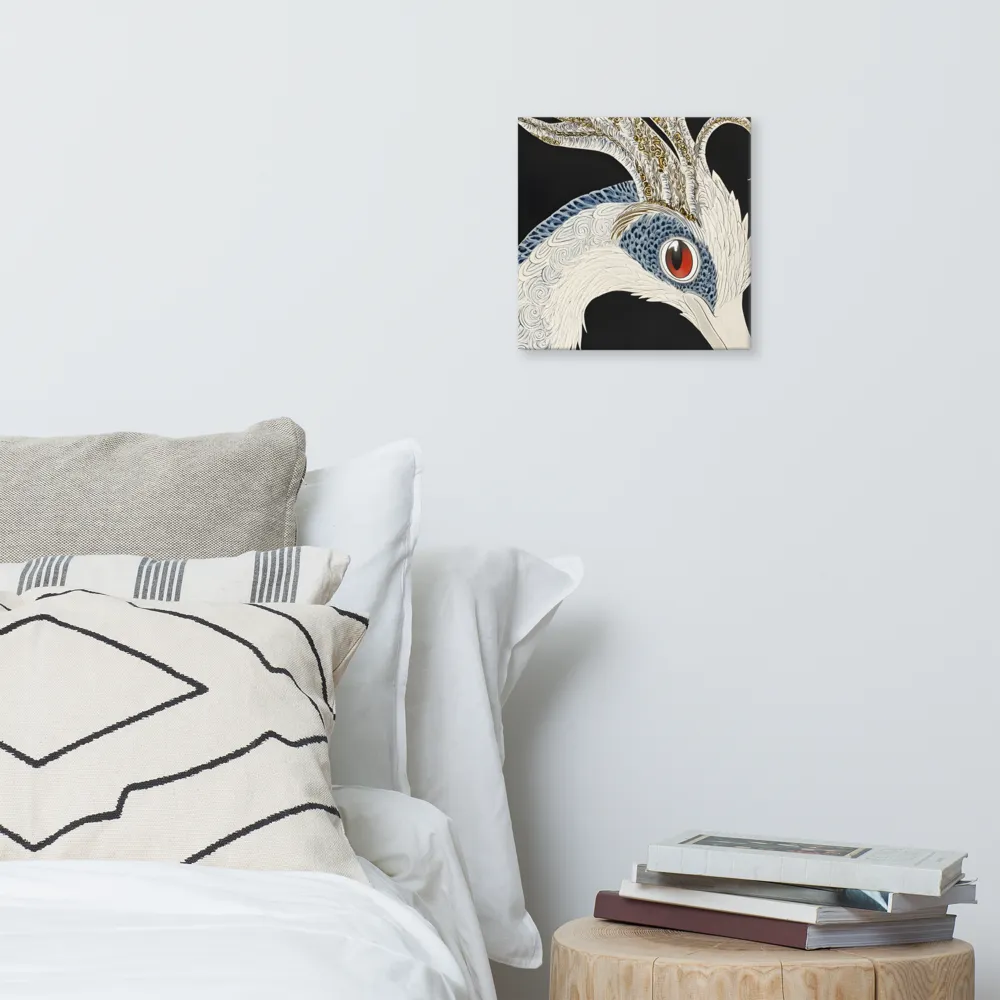 Elegance of the Majestic Peacock | Canvas | 12″×12″