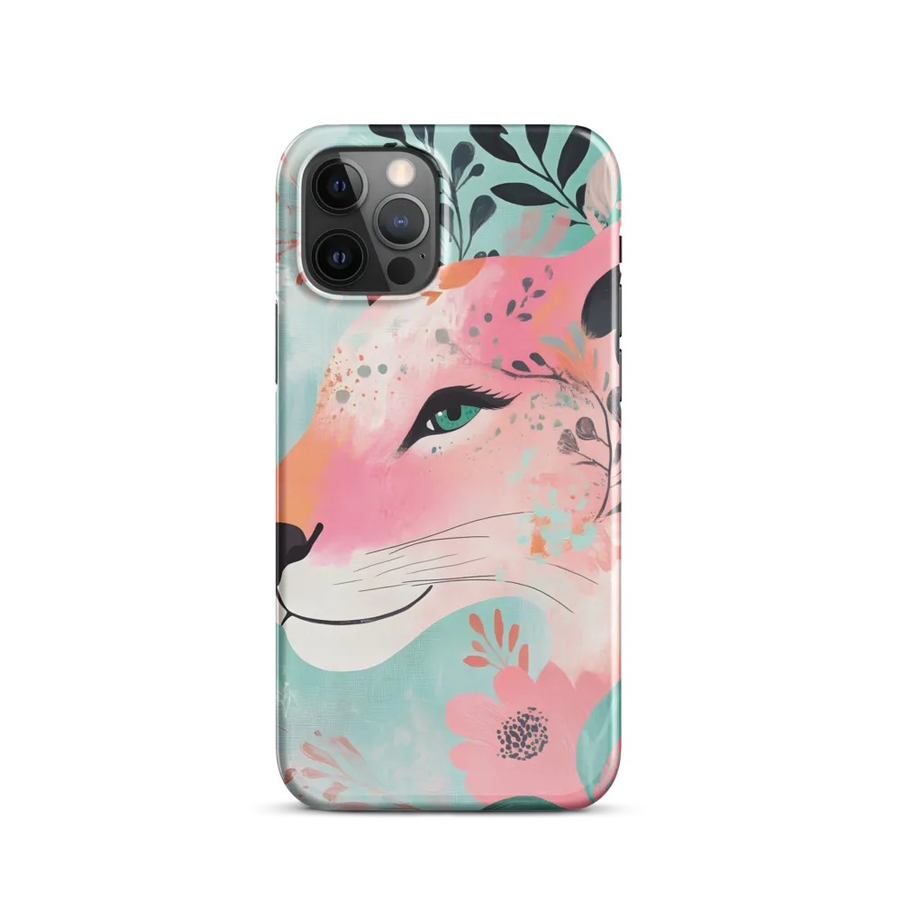 Whimsical Majesty: A Floral Lion