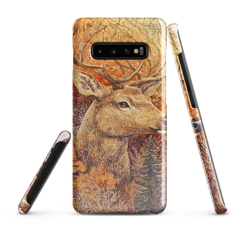 Majestic Serenity: The Autumn Deer | Phone Case |  S10 Plus | Snap Case | Glossy