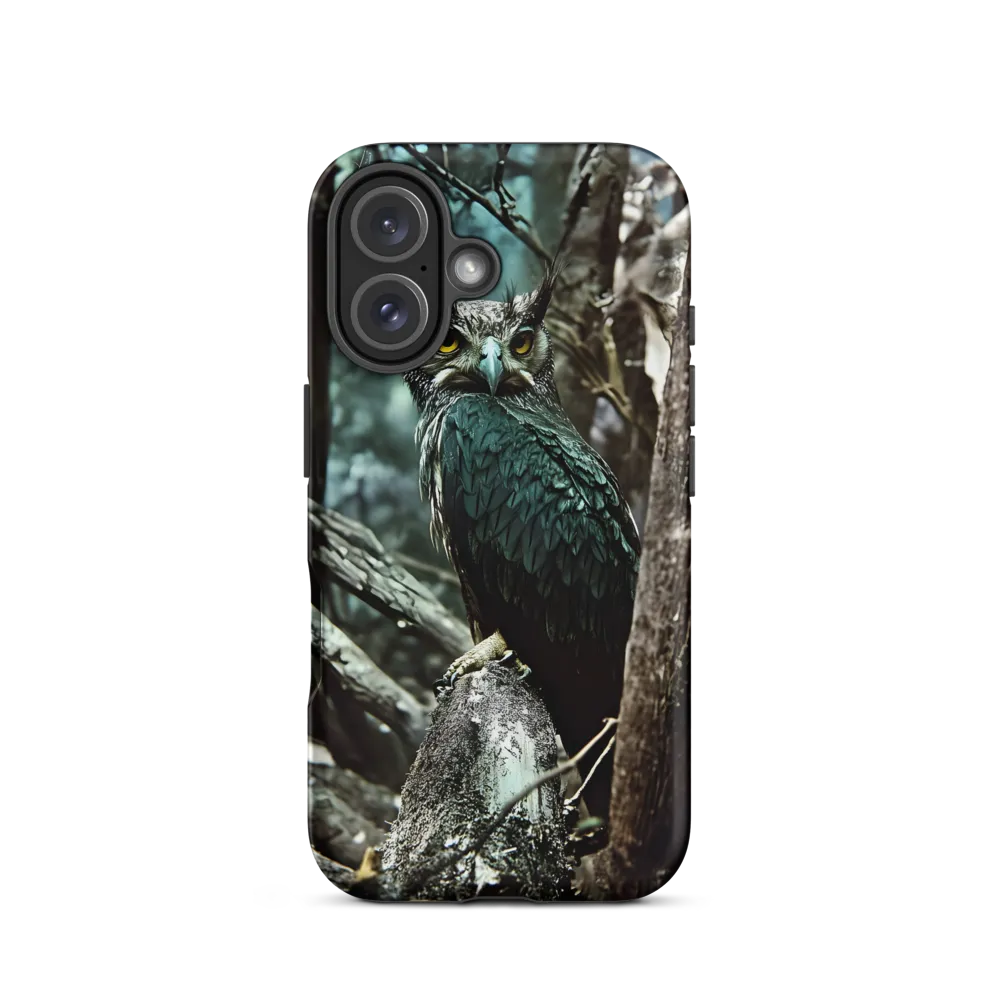 Whispers of the Forest: The Owl's Vigil | Phone Case