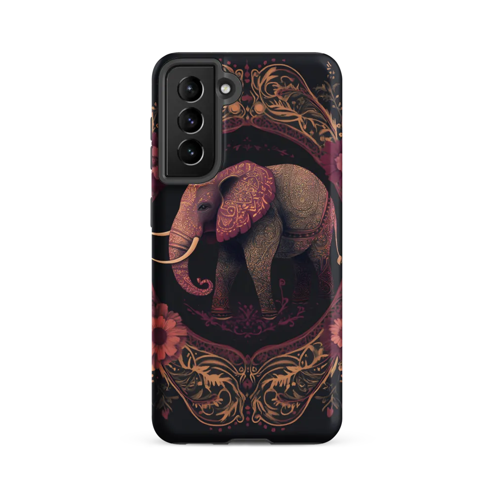 Regal Reverie: The Ornate Elephant | Phone Case |  S21 FE | Tough Case | Matte