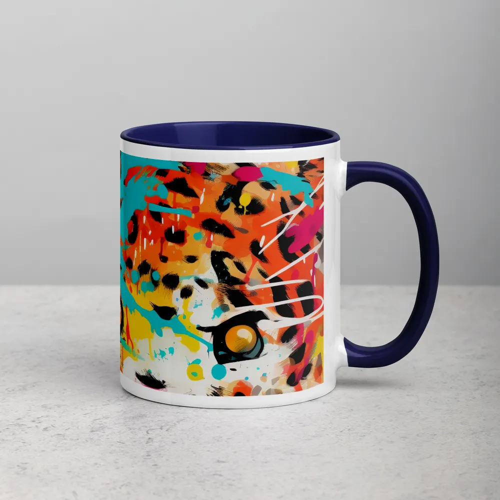 Fierce Fusion: Tiger and Lion in Graffiti