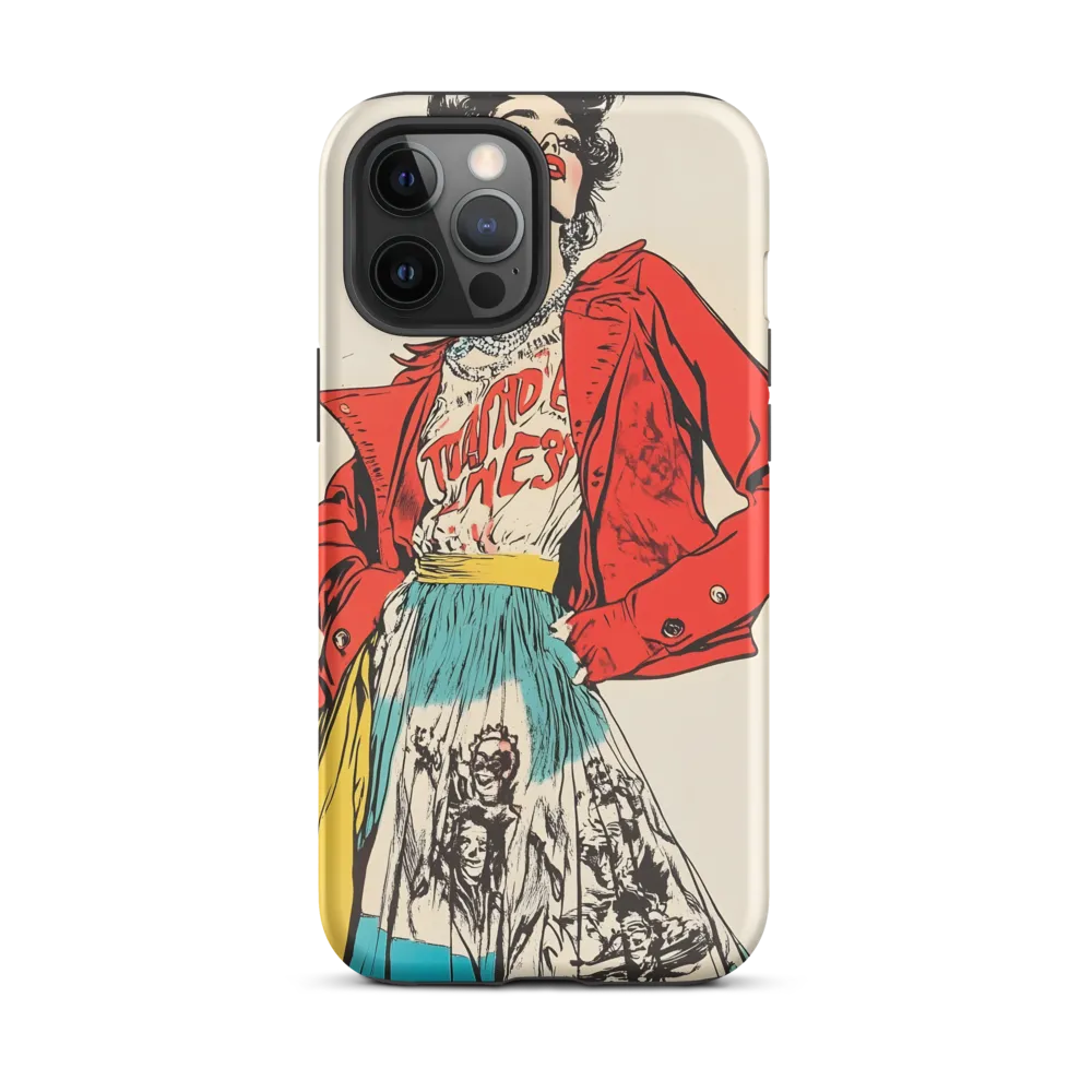 Vibrant Elegance: A Pop Art Fashion Statement