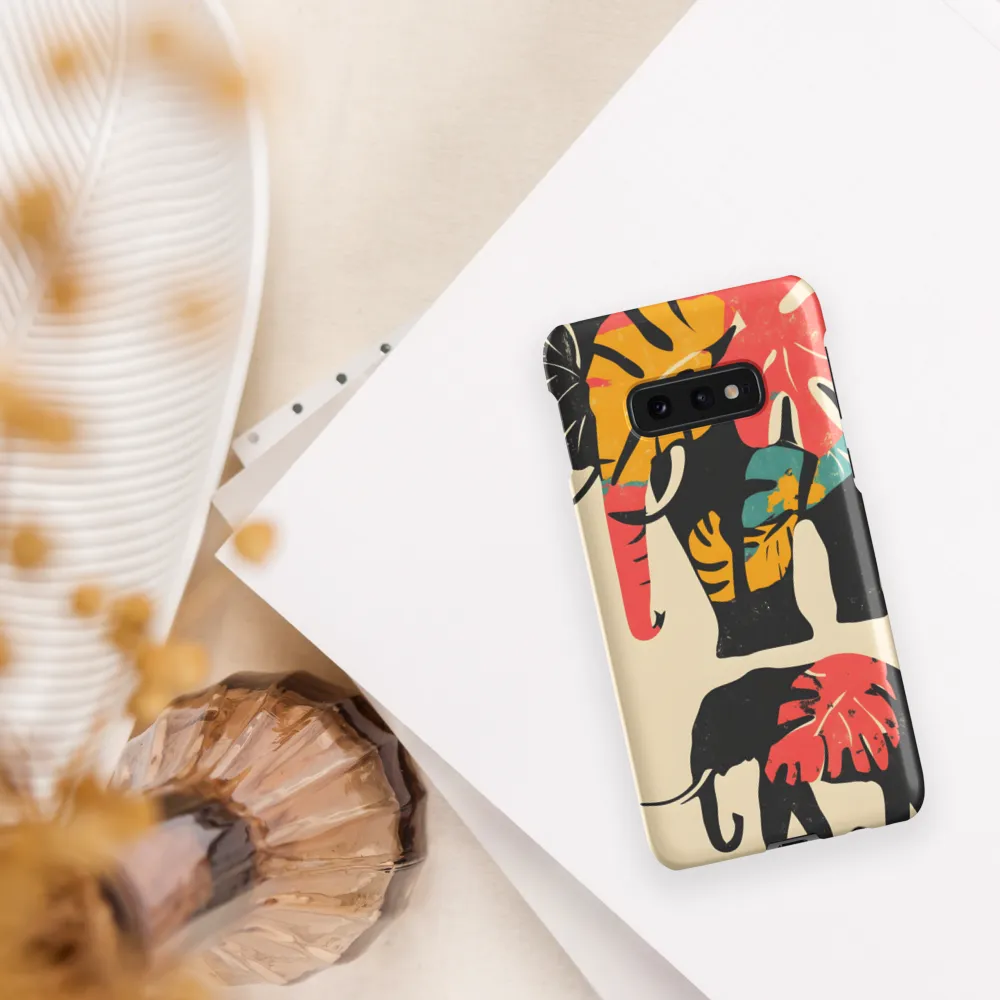 Tropical Elegance: The Elephant's Dance