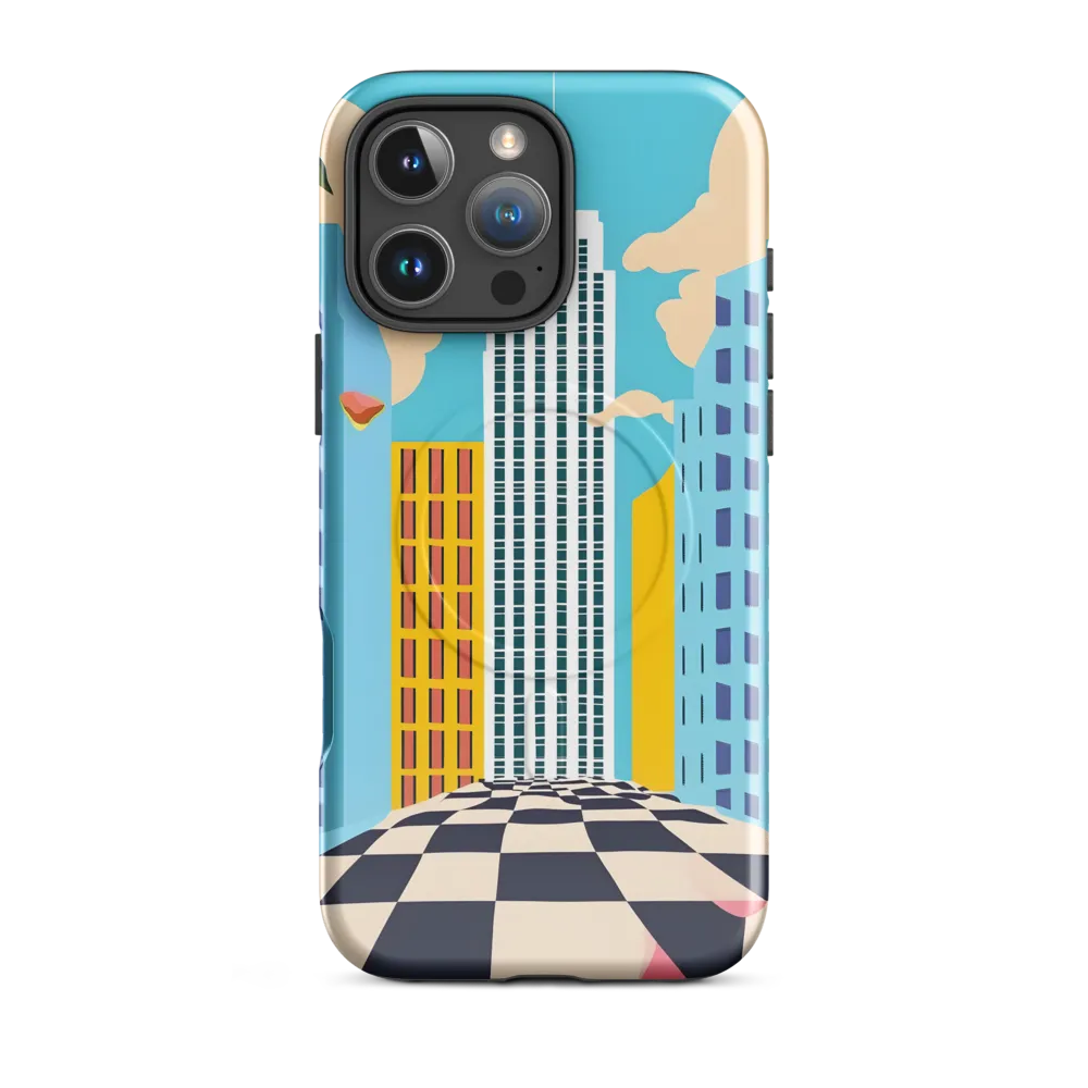Vibrant Urban Dreamscape | Phone Case |  16 Pro Max | MagSafe® Tough Case | Glossy