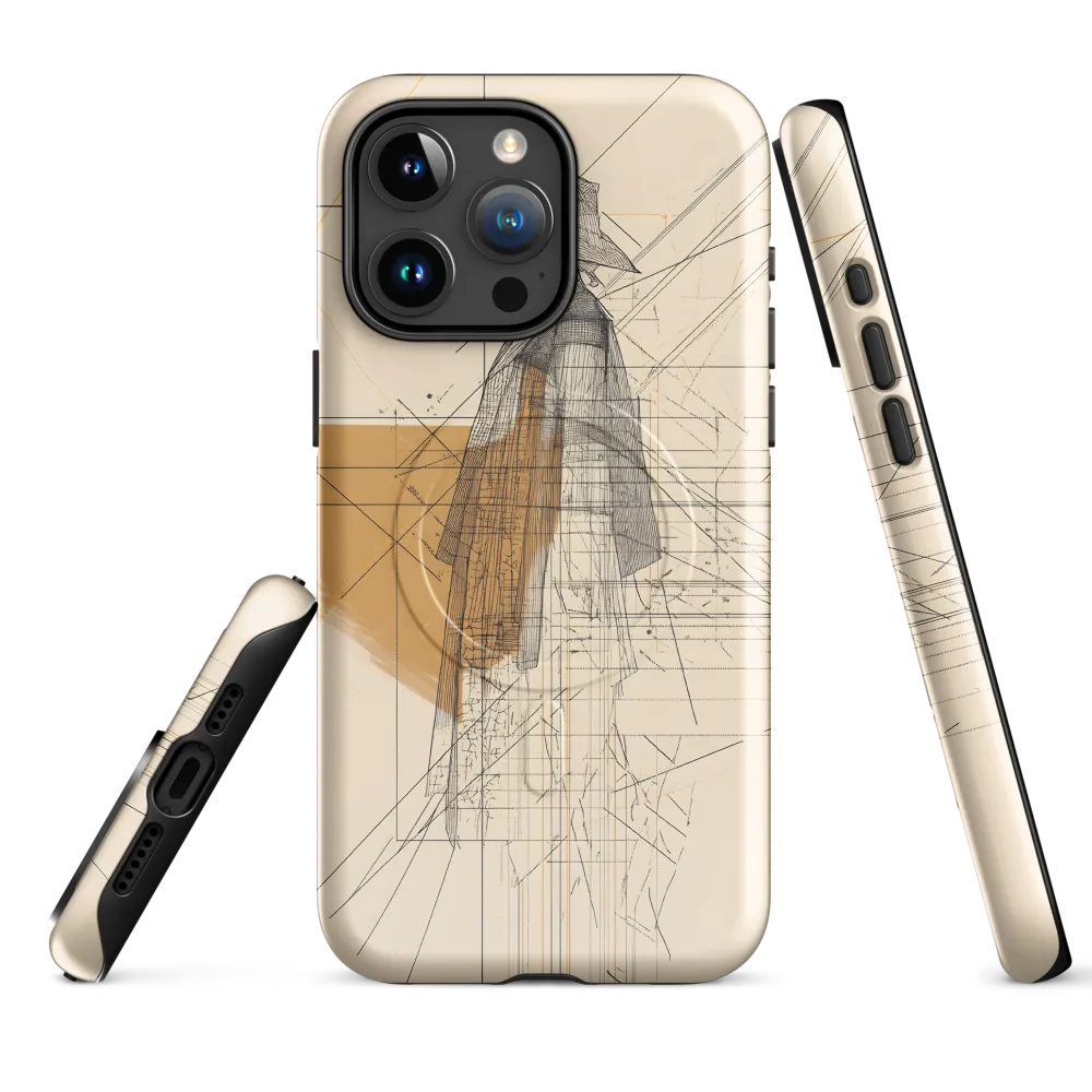 Abstract Profile: A Minimalist Exploration | Phone Case |  15 Pro Max | MagSafe® Tough Case | Glossy