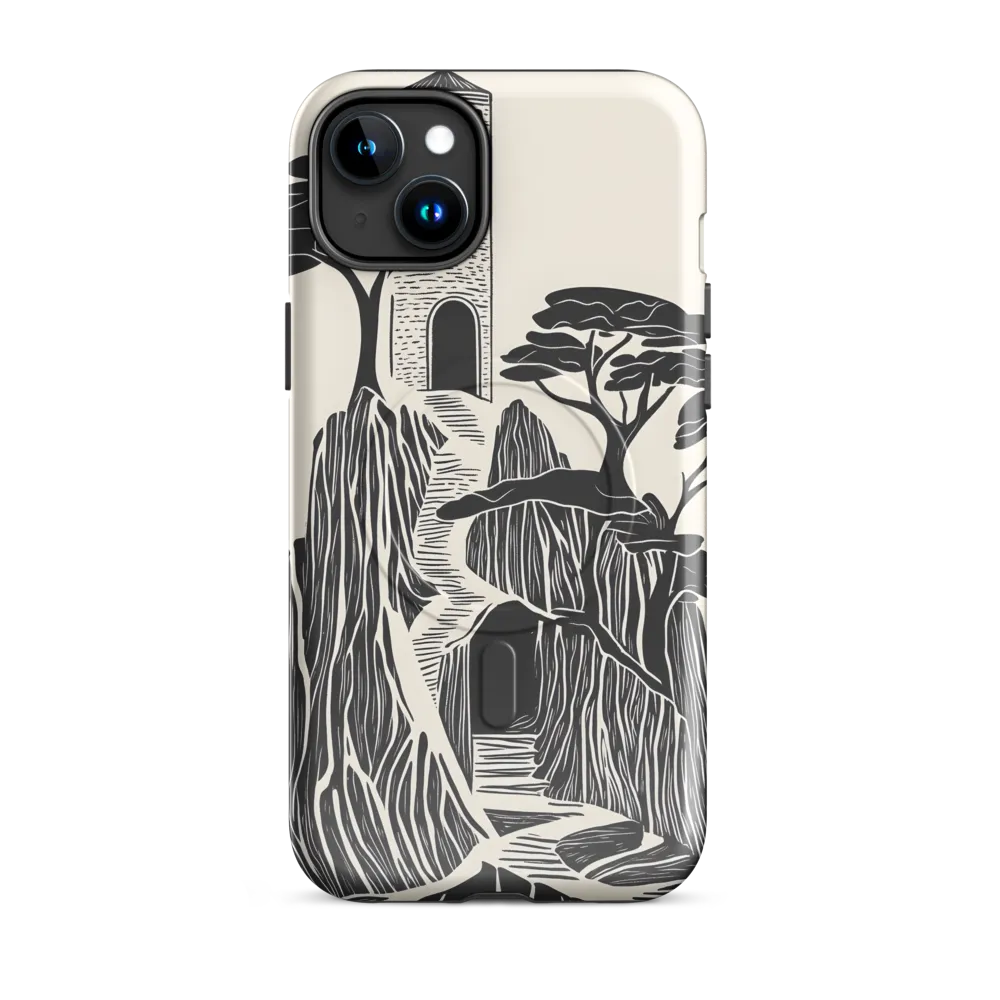 Echoes of a Mystical Tower | Phone Case |  15 Plus | MagSafe® Tough Case | Glossy
