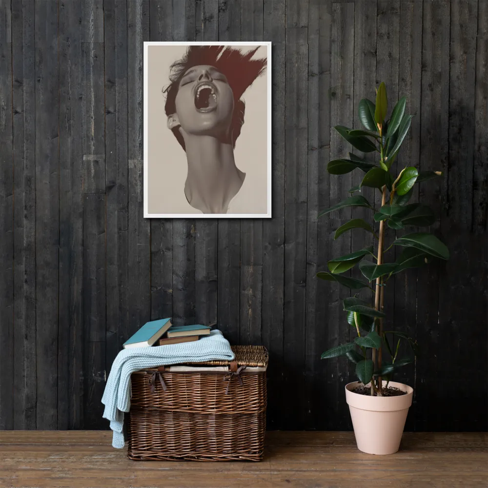 Echoes of Emotion | Canvas with White Frame | 20″×28″