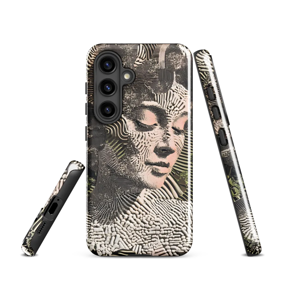 Ethereal Blend of Nature and Humanity | Phone Case |  S24 | Tough Case | Glossy