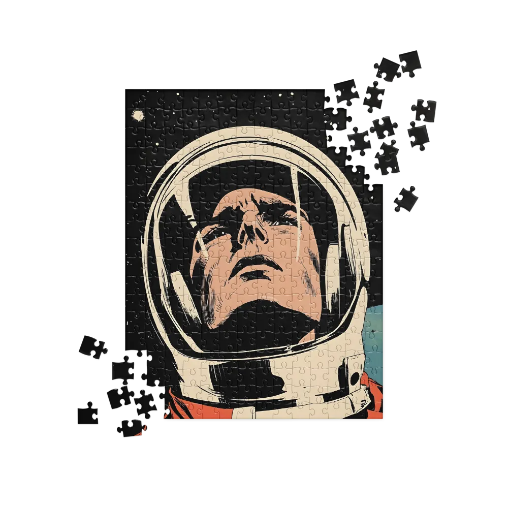 Gaze of the Astronaut | Jigsaw Puzzle | 252/520 pieces