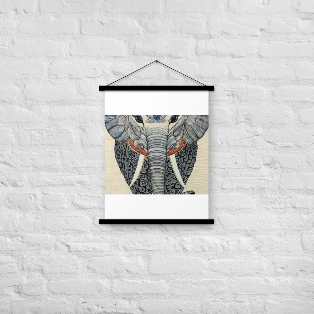 Majesty of the Elephant | Poster With Black Wood Hanger | 18″×24″