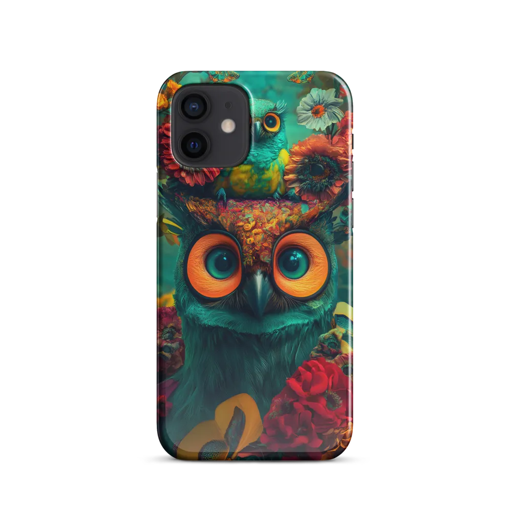 Majestic Harmony: The Floral Owl