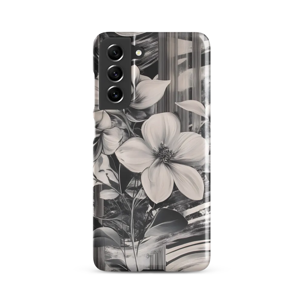 Ethereal Bloom: A Dance of Monochromes