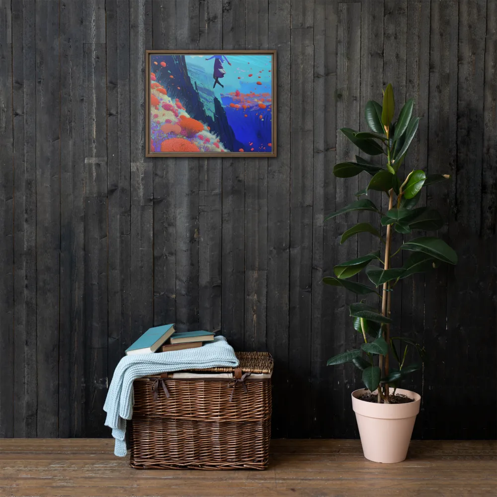 Whispers of Freedom | Canvas with Brown Frame | 16″×20″