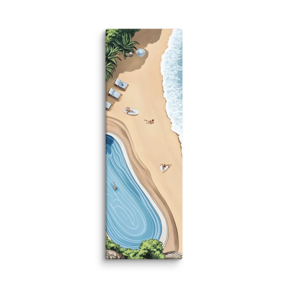 Serenity by the Shore | Canvas | 20″×60″