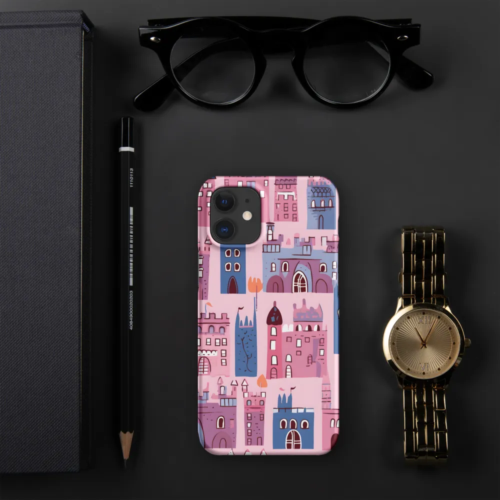 Whimsical Castles: A Playful Tapestry | Phone Case |  12 Mini | Snap Case | Matte