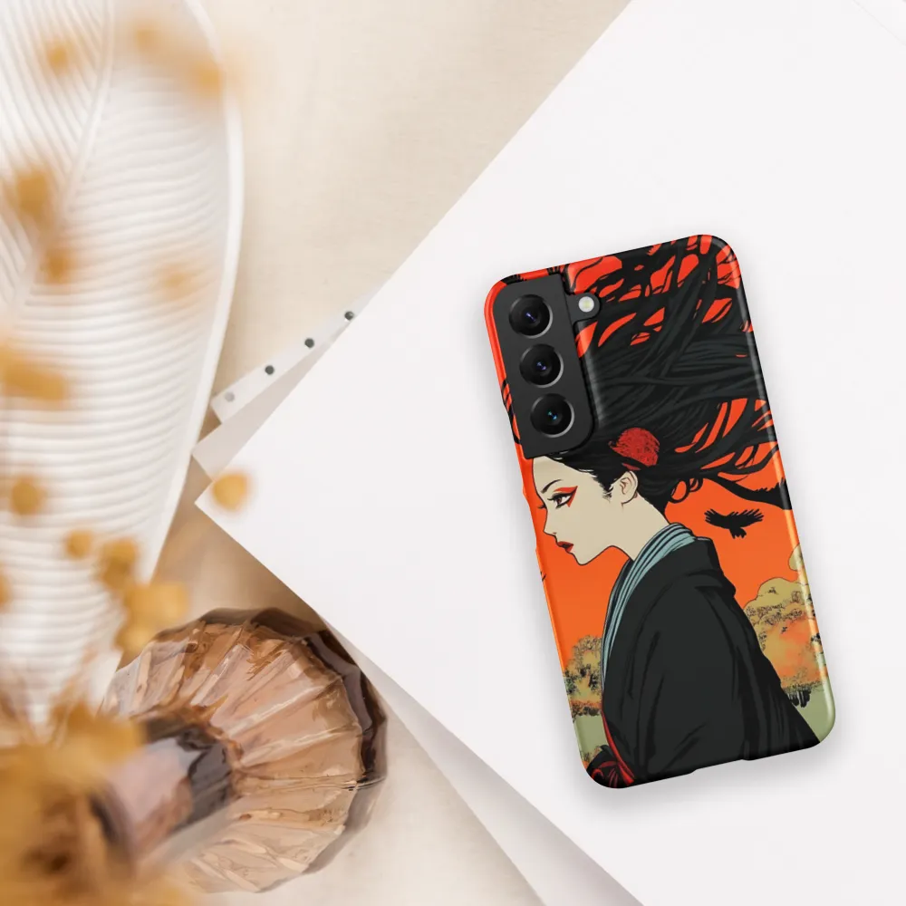 Whispers of Shadows | Phone Case |  S22 | Snap Case | Matte