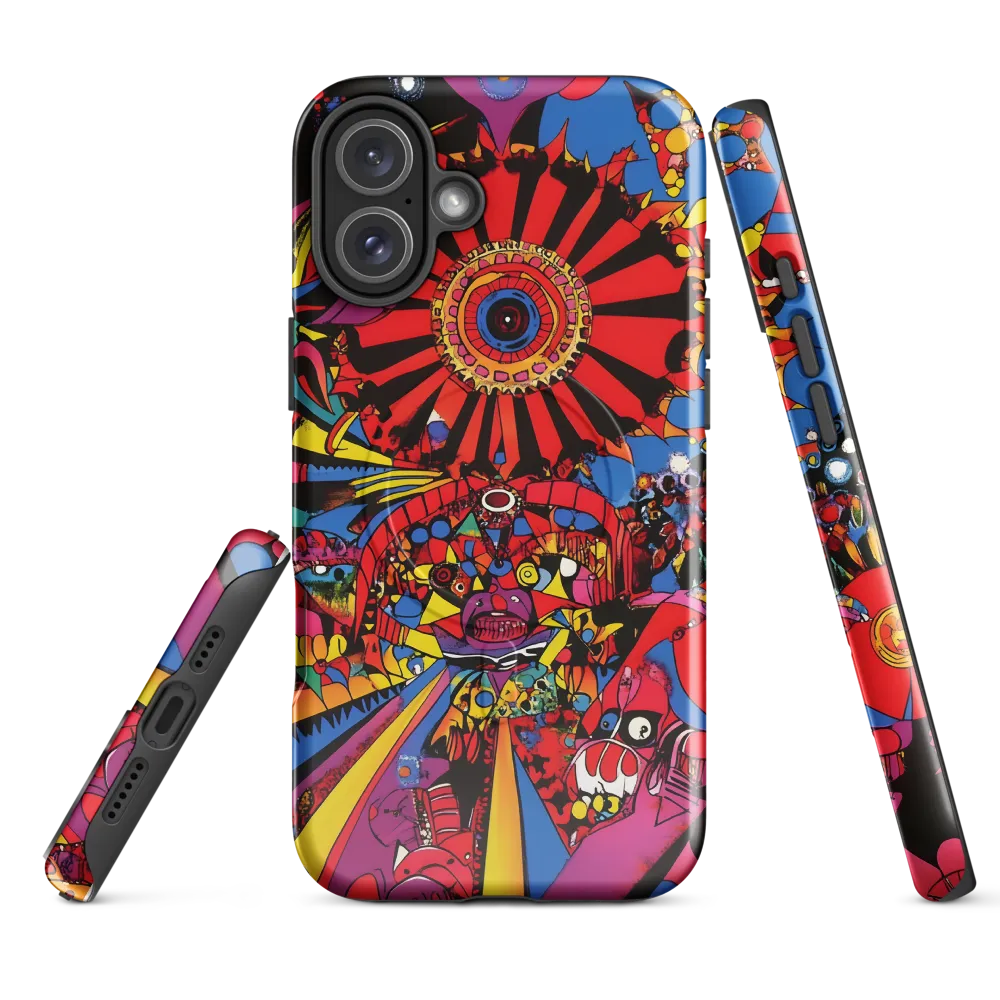Cosmic Kaleidoscope | Phone Case |  16 Plus | MagSafe® Tough Case | Glossy