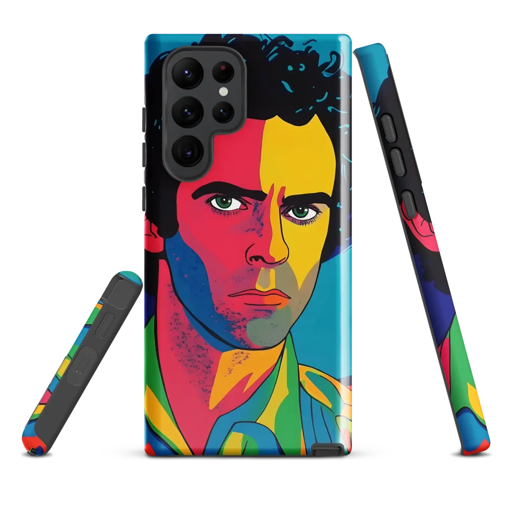 Electric Visage: A Portrait of Vibrance