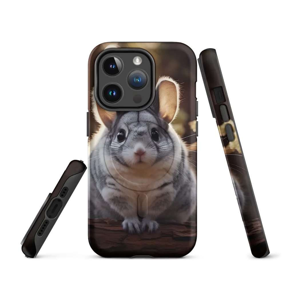 Curious Chinchilla in the Forest