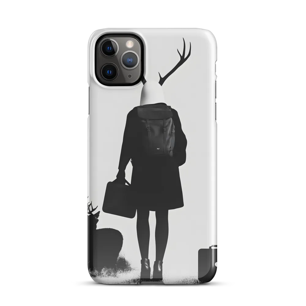 Antlered Reflections | Phone Case |  11 Pro Max | Snap Case | Glossy