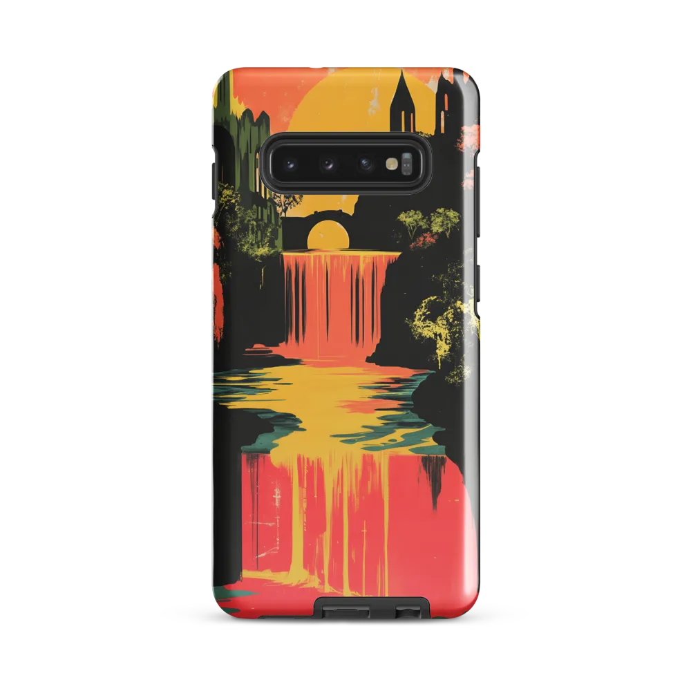 Elysian Echoes: A Surreal Reflections | Phone Case |  S10 Plus | Tough Case | Glossy