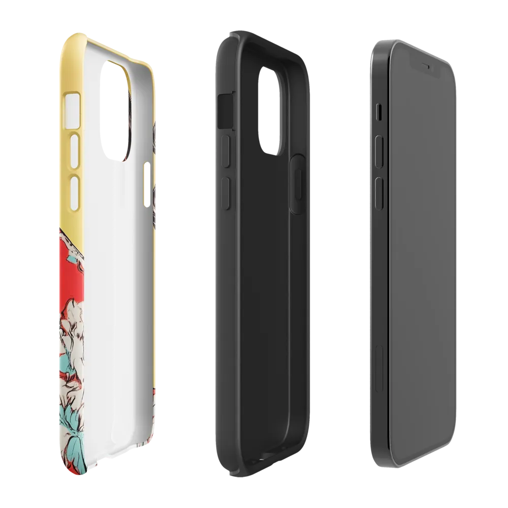 Striking Elegance in Pop Art | Phone Case |  12 Pro | Tough Case | Glossy