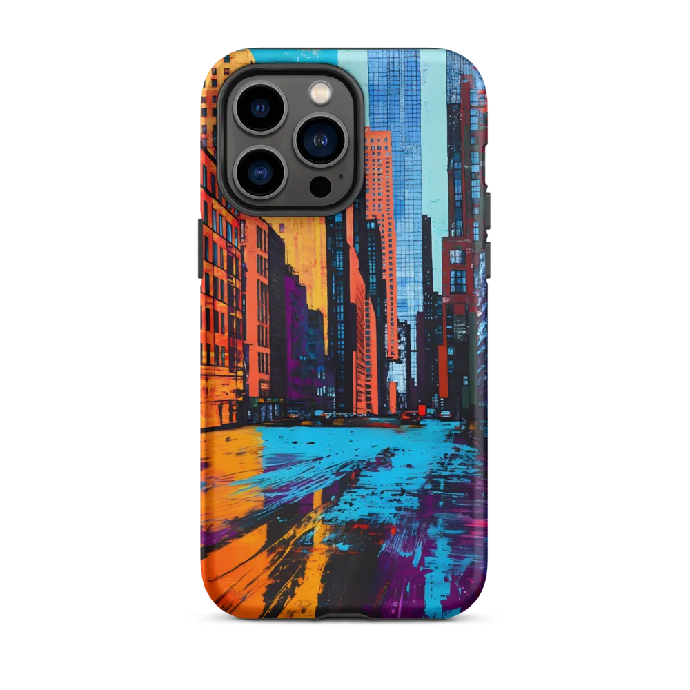 Vibrant Urban Horizons | Phone Case |  14 Pro Max | Tough Case | Matte