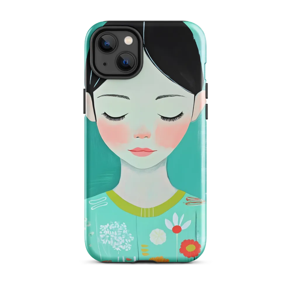 Tranquil Blossom | Phone Case |  14 Plus | Tough Case | Glossy