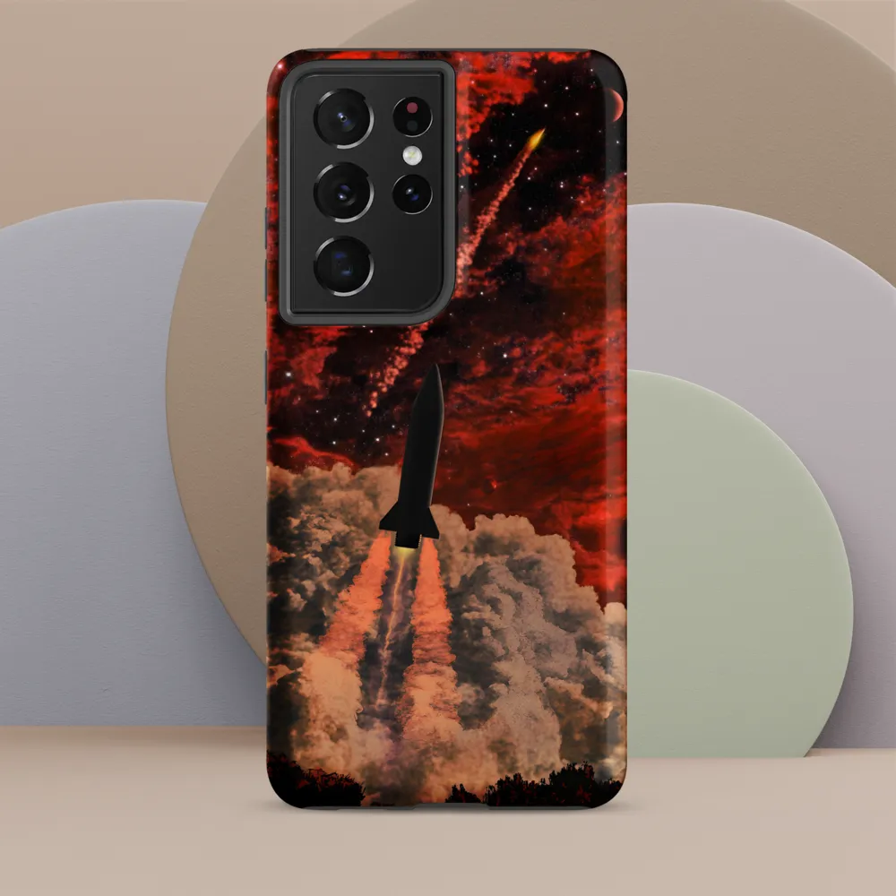 Ascent into the Cosmos | Phone Case |  S21 Ultra | Tough Case | Matte