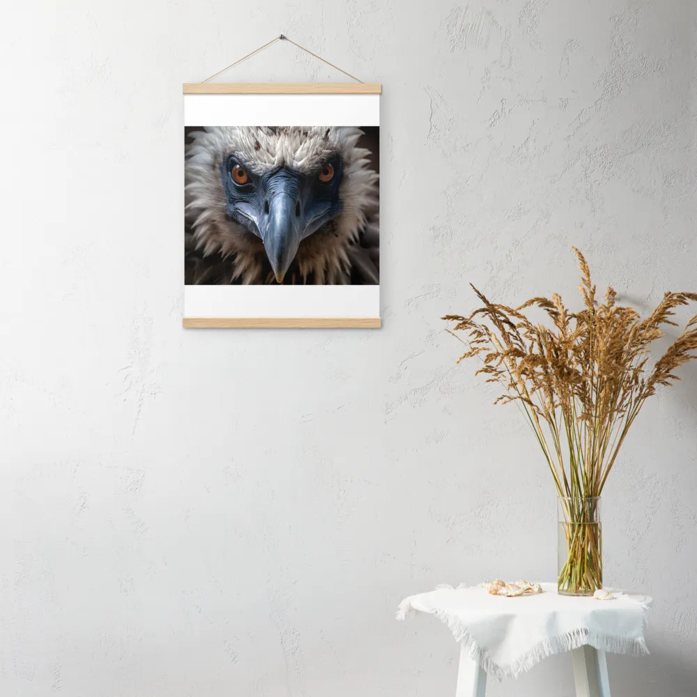 The Gaze of Strength | Poster With Oak Wood Hanger | 16″×20″