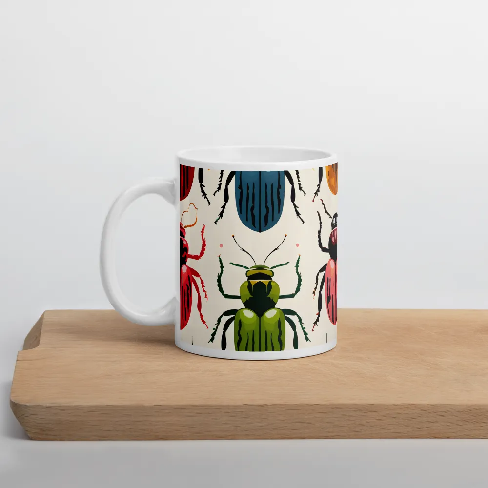 Beetle Mosaic: A Colorful Exploration of Insects | Mugs | Multiple Sizes & Colors