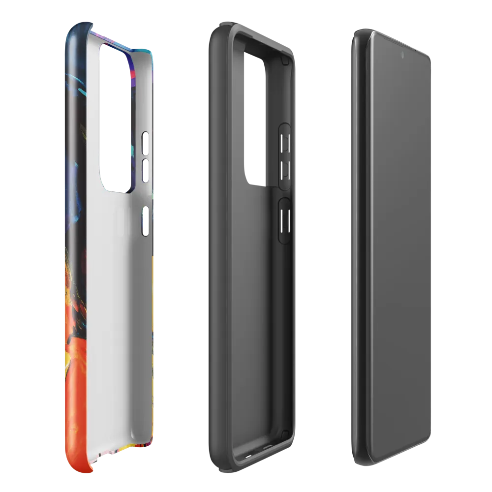 Vibrant Companions: An Expression of Canine Spirit | Phone Case |  S21 Ultra | Tough Case | Glossy