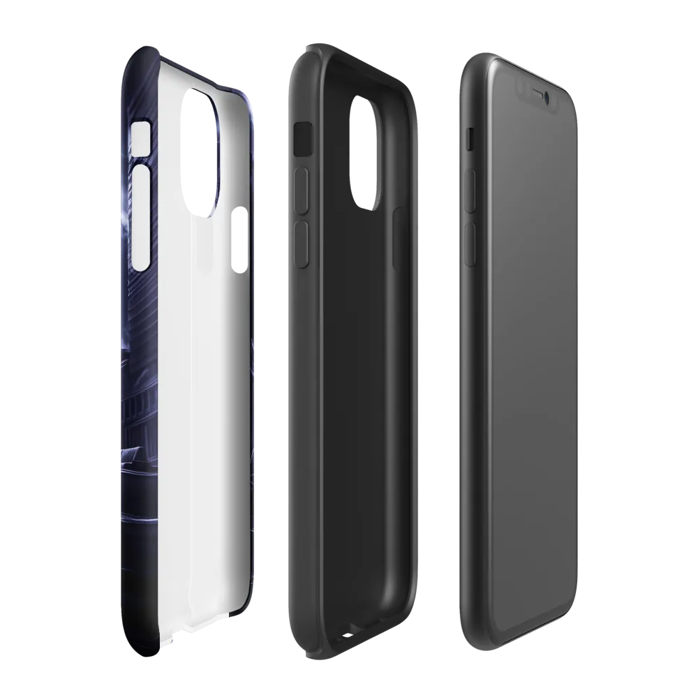 Stormy Cityscape: Shadows of the Night | Phone Case |  11 | Tough Case | Glossy